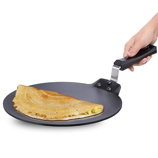 Hawkins - Q28 Futura Non-stick Dosa Tava, 28 cm, Black