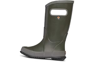 BOGS Unisex-Child Kids Rubber Waterproof Rain Boot for Boys and Girls