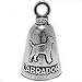Guardian® Labrador Retriever Dog Motorcycle Biker Luck Gremlin Riding Bell or Key Ring