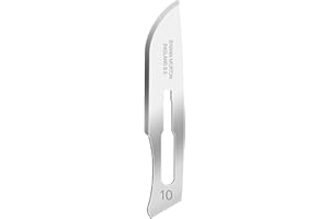 SWANN-MORTON Swann Morton Surgical Scalpel Blade #10 - Sterile Dermaplane Blade for Face, Dermaplaning for Women & Men, Carbon Steel, Beauty Tools for Estheticians - Individually Wrapped, Box of 100
