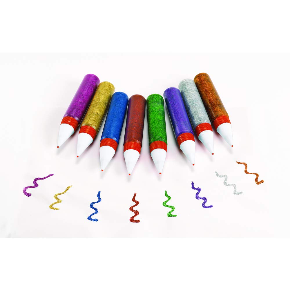 Colorations GLITPENS Jumbo Glitter Glue Pens (Pack of 24