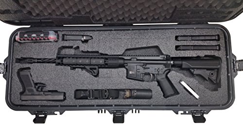 Case Club Pre-Cut AR15 Waterproof Rifle Case with Silica Gel & Accessory Box - Thumbnail 3