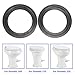 QUNSUN RV Toilet Flush Ball Ring Seal Kit Replacement Gaskets Sealand Parts for Dometic RV Toilets 300 310 320 - Equivalent to Part Number 385311658 (2 Pack)