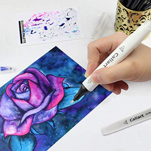 Colorless Blender Marker Alcohol Based Art Markers Dual Tip Sketch Permanent Marker Set for