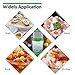 [UPGRADED] Ice Crusher Shaver Manual Hand Crank Ice Grinder for Fine or Coarse Pieces - Ice Treats or Slushy Desserts Large 50 OZ Bucket Shaved Ice Treats or Slushy Desserts 304 Stainless Steel Blade