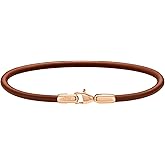 Daniel Wellington Perfect Pair bracelet 175 316L Stainless Steel With Pvd Plated Rose Gold, Genuine Italian Leather Rose Gold