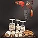 Mooncake Mold With 6 Stamps - Mid Autumn Festival Moon Cake Mold DIY Decoration Cookie Press 50g White (1 Mold 6 Stamps)