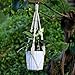 WITUSE Macrame Plant Hangers, Plant Holder, Outdoor Indoor Plant Hangers for Hanging Plants- Cotton Rope (4 Legs, 20 Inches)