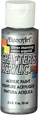 DecoArt Crafter's Acrylic Paint Silver Morning 59 ml