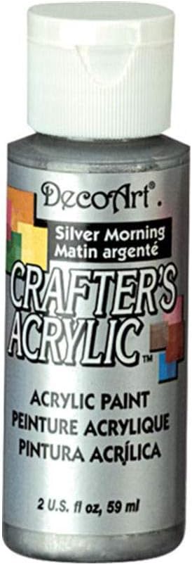 DecoArt Crafter's Acrylic Paint Silver Morning 59 ml
