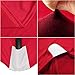 ABCCANOPY 6 FT Red Spandex Table Cover Stretch Fitted Wrinkle Resistant Tablecloth Reuse for Rectangular Folding Table Patry Event Wedding Banquet Protector