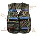 Biowow Adjustable Elite Tactical Nerf Tactical Vest N-strike for Foam Darts Camouflage with Storage Pockets