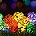 GDEALER Solar String Lights 30LED 20ft Solar Powered Starry Fairy Outdoor String Lights Ambiance Lighting for Landscape Patio Garden Bedroom Camping Christmas Party Wedding (1)