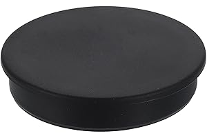 uxcell Silicone Hole Plug, Waterproof Round Rubber Stoppers Bottle Seal Plugs Tube Pipe End Caps for 77mm/3.03" Hole for Bathtub Bottle, Black