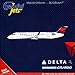 GEMGJ1510 1:400 Gemini Jets Delta Bombardier CRJ200 Reg #N858AS (pre-painted/pre-built)