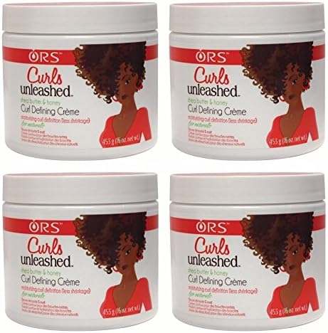 (PACK OF 4) ORS Curls Unleashed Shea Butter &amp; Honey Curl Defining Creme (16oz)