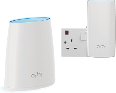 NETGEAR RBK30 Orbi Whole Home Mesh Wi-Fi System Tri-Band AC2200 2200 sq ft