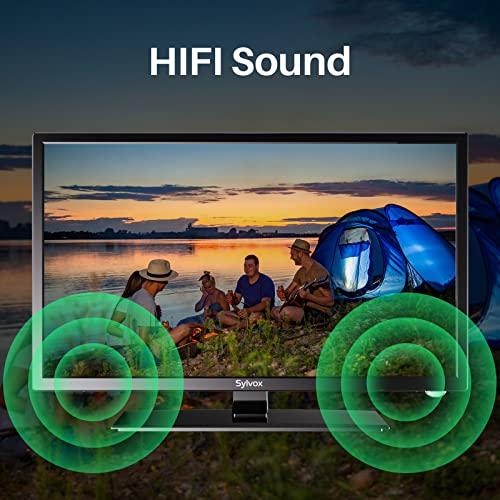 SYLVOX RV TV, 27-Inch 12 Volt Television, Smart Google TV, Full HD 1080P, DVD Built-in, 178° Wide Viewing, HDMI & USB Ports, AC/DC, Wide Voltage Protection, Trailer Seies