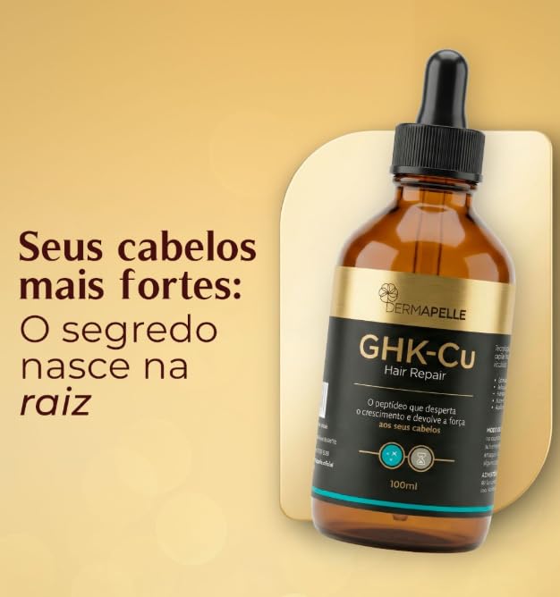 Tônico Capilar Peptídeos De Cobre GHK-Cu Hair Repair 100mL