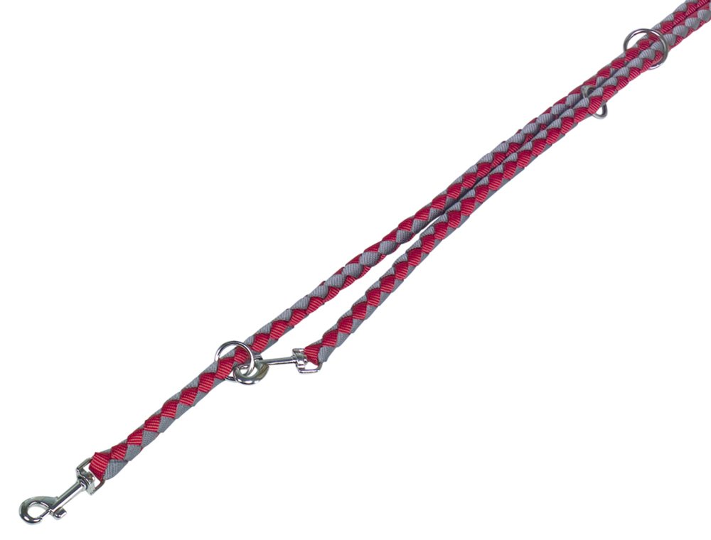 Nobby Corda Lead Length 200 cm Width 18 mm Red/Grey