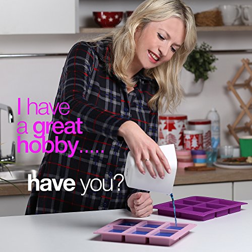 3 Rectangle+Silicone+Soap+Molds+Cavities