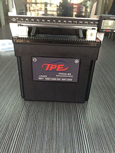 TPE 12V Lithium Motorcycle Battery Replacement with Built-in Battery Management System （YTX14L-BS） AGM Replacement Power Sport Battery for Motorcycle Scooter Harvester - Thumbnail 7