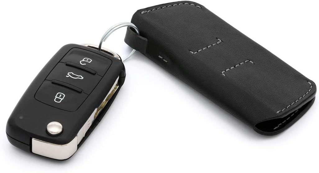 Bellroy Key Cover Plus 2nd Edition (Leather Bifold Key Organizer) - Black: Office Products