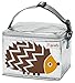 3 Sprouts Lunch Bag, Hedgehog, Brown