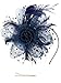 Zivyes Navy Blue Fascinators Hat for Women Tea Party Headband Kentucky Derby Wedding Cocktail 7