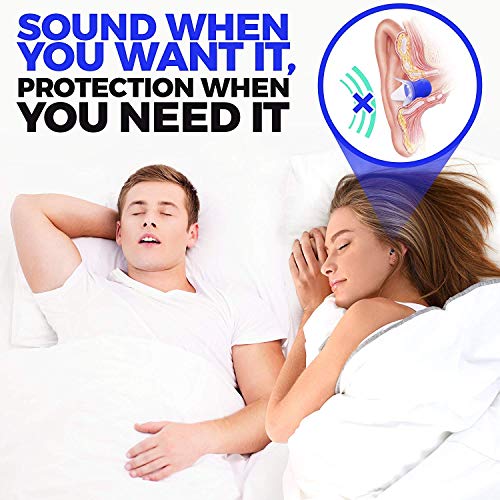 ALMA Ear Plugs Noise Reduction - Reusable Silicone Sound Protection - Best Noise Cancelling for Professional Musician Shooting Sleeping Concert Swimming Festival Motorcycle Travel Construction Work