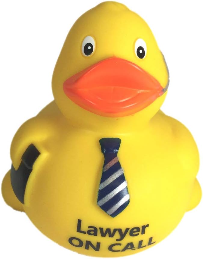lawyer rubber duck