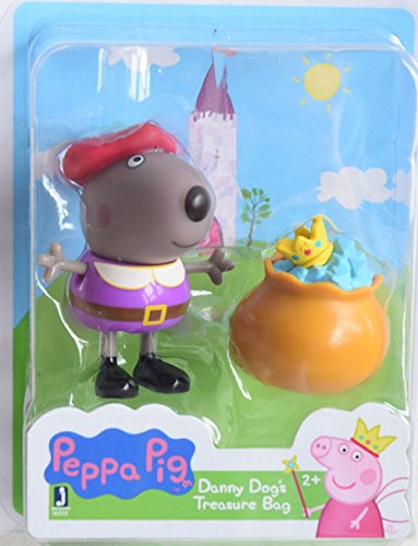 Peppa Pig Danny Dog's Treasure Bag 2 piece figure set