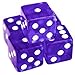 Brybelly 5 Count 19mm Dice (Purple)