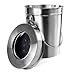 Innovative Home Stainless Steel Compost Bin Can with Double Filtered Lid, 1.3 Gallon