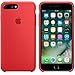 Apple Silicone Case for iPhone 7 Plus - Red
