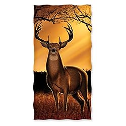 See Whitetail Deer Cotton Beach Towel Details
