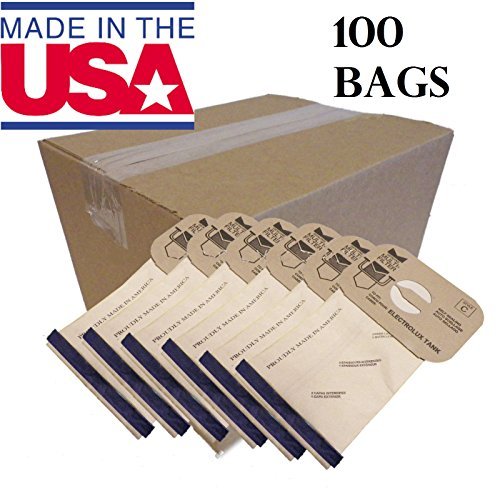 100 Aerus Electrolux Canister Style C Vacuum Cleaner Bags, Made In USA
