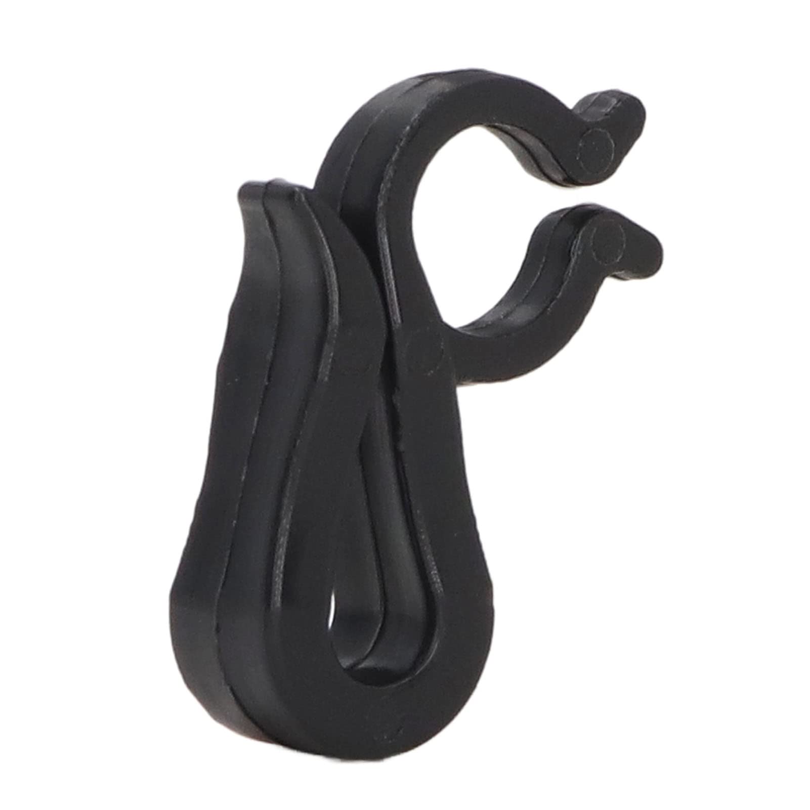 Photo 1 of Fdit Reusable Christmas Light Clips, Hardware Hooks Gutter Light Clips Outdoor for Party Festival Christmas 120 Pcs (Black)