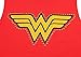 DC Comics Wonder Woman Studded Logo Junior's Muscle Tank Top (Red, Large)