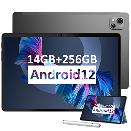 OSCAL Tablet 10.1 Pollici con Penna 14GB RAM+256GB ROM, Pad13 Android 12 Tablet 2023, 4G LTE+5G WiFi, Octa-Core,7680mAh,FHD 1920x1200,13MP+8MP,18W Ricarica/Dual SIM/Face ID/OTG/GPS/BT5/3.5mm Jack