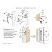 Ideal Security Door Handle for Storm and Screen Doors, White (2-Piece Set)