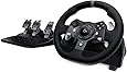 Logitech G920 Dual-Motor Feedback Driving Force Racing Wheel with Responsive Pedals for Xbox One - Black