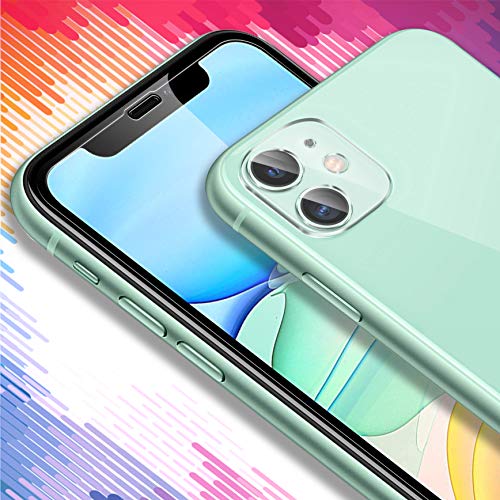 [2+2 Pack] UniqueMe Compatible for iPhone 11 6.1" Tempered Glass Screen