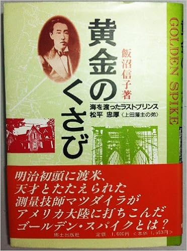 ōgon No Kusabi Umi O Watatta Rasuto Purinsu Matsudaira Tadaatsu Ueda Hanshu No Otōto Japanese Edition Iinuma Nobuko Amazon Com Books