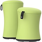 TopJob Boba Chair Stylish Active Wobble Stool, ADHD Chair, Improves Posture and Focus, Ergonomic with Height Adjustable Stool for Adults Children for Home Office, Study Room (Lime Green)