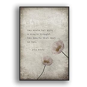 Framed Canvas Wall Art for Living Room, Bedroom Beautiful Quotes Canvas Prints for Modern Home Decoration Ready to Hang - 16"x24" inches