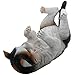 Drinking Calico Kitty Cat Wine Bottle Holder Sculpture for Decorative Tabletop Wine Stands and Racks or Pet Statues and Kitten Figurines As Christmas Gifts for Cat Owners