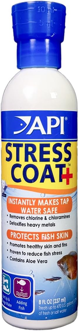 API STRESS COAT Aquarium Water Conditioner 237 ml Bottle