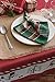 DII Holiday Kitchen and Table Décor Christmas Cloth Square Napkin Set, Dark Green Plaid, 6 Count