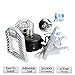 Motion Activated Ceiling Light 6000LM - Led Deformable Garage Light, High Intensity Mining Lamps, LED Ceiling Light, Radar Home Lighting for Garage, Warehouse,Workshop,Basement (Radar)